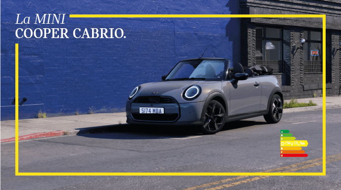 La MINI COOPER CABRIO.