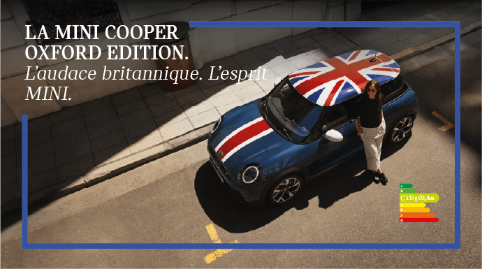 LA MINI COOPER OXFORD EDITION.