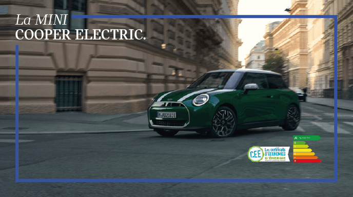 La MINI Cooper Electric.